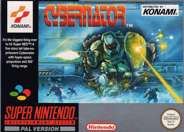 SNES Nintendo 任天堂 海外版 ソフト CYBERNATOR 重装機兵ヴァルケン 