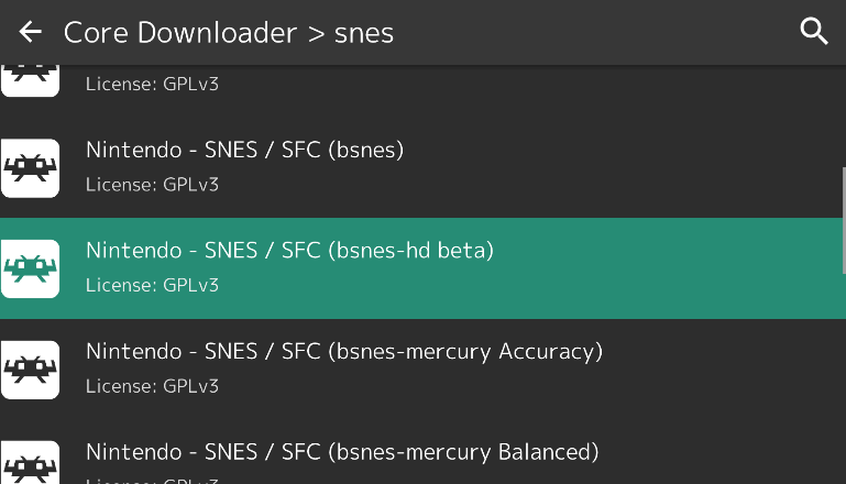 snes emulator android